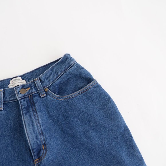 L.L. Bean Relaxed Fit with Red Fleece Lining Jeans Size 8 - Picture 11 of 15